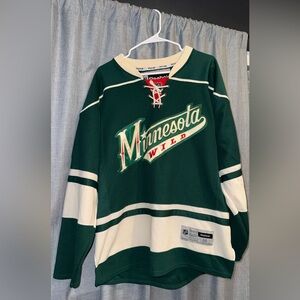 Minnesota PARISE REEBOK Hockey Jersey  ( green ) (11)
